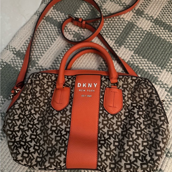 DKNY Satchel Bag - Black and Orange - Picture 1 of 1